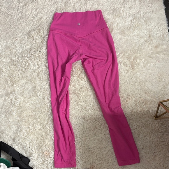 lululemon athletica Pink High-Waisted Leggings - Picture 1 of 4